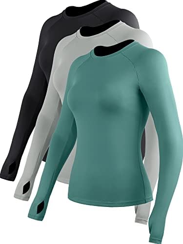 Cadmus secagem rápida de camisa de manga longa para mulheres camisas de treino