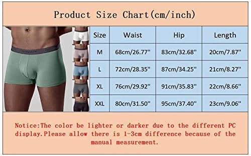 Calcinha de algodão masculino Men Slim Slim Panties Solid Color Boxer Mid-Brief Soft Briefs C9 Mens