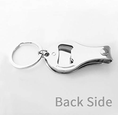 Eu sou do Zimbabwe Art Deco Fashion Fingnail Clipper Cutter Opener Chain Scissor