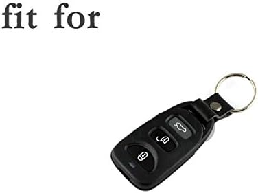 Segaden Silicone Cover Protetor Caso Sket Jacket Compatível com Hyundai Tuscon Sonata Kia Soul Sportage 3 Button Smart Remote Key