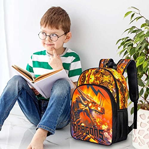 Mochila Zlyert 3pcs para meninos, 16 Bookbag para estudantes da pré -escola do ensino fundamental, mochilas de escolares