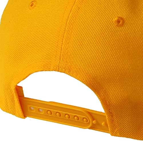 Hats de Bill Flat Bill Classic Plain Gear Classic para homens e mulheres Snapback Brim - Snap em branco Snap Back Color Solid com