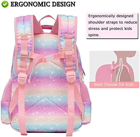 Mochila Octsky Unicorn para meninas, infantis para crianças mochilas de infância de jardim de infância, infrante de livros