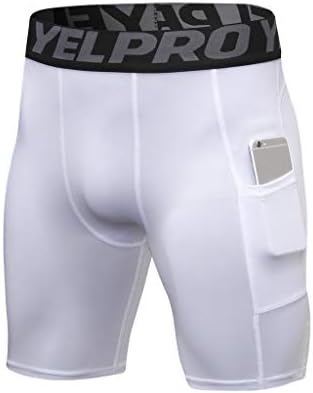 Shorts de compressão esportiva masculina para treinar calças esportivas de fitness de exercícios para fitness com