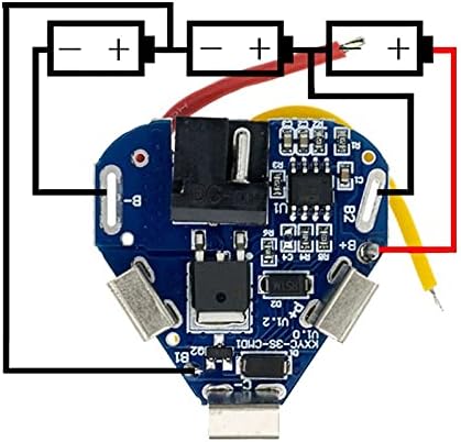 ERKK821 3S 12.6V 6A BMS LION LITHIUM PLACA DE PROTEÇÃO DE BATERIA DE BATERIA 18650 Placa de equalizador de bateria do