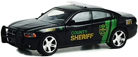 Greenlight 44980 -D Hollywood Series 38 - Yellowstone - 2011 Dodge Charger Pursuit - County Sheriff Deputy #18 1/64 Diecast escala