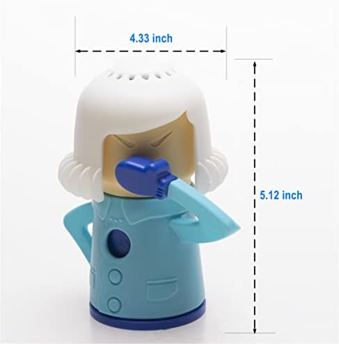 Removedor de refrescador legal de limpeza da geladeira, removedor de refrescador de odor de freezer mama fria, basta adicionar bicarbonato de sódio, geladeira com frigorínea mama bicarbonato de odor de sódio eeclener, azul, 5.12x4.33x3.15inh