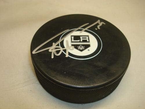 Andy Andreoff assinou o Puck de Hóquei de Los Angeles Kings autografado 1a - Pucks autografados da NHL