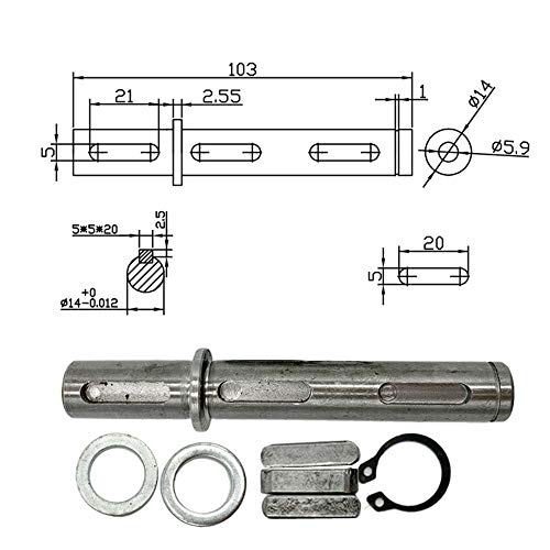 Redutor de engrenagem de minhocas NEMA 23 Motor de passo 1,8nm L76mm, Razão 50: 1 Caixa de engrenagens com eixo de saída