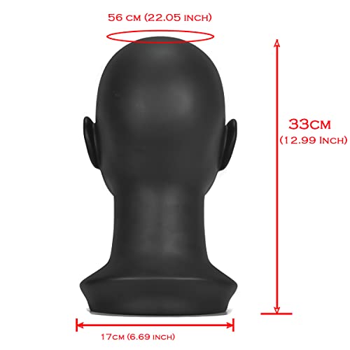 FFXS Mannequin Head PVC PVC Display Stand Wig Modelo de cabeça Modelo Manikin Head Dolls para exibição fone de ouvido, fone