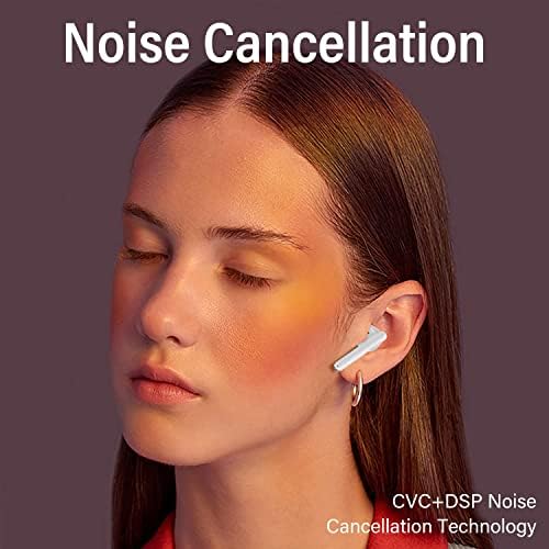 Fones de ouvido sem fio ztoz bluetooth 5.0 fones de ouvido com som de graves imersivos, mini capa de carregamento, fones