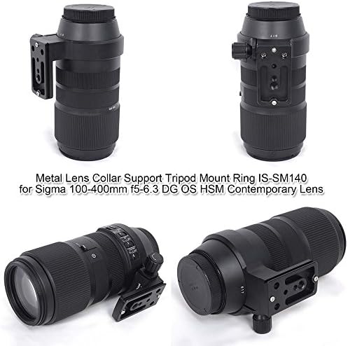 Mais recente suporte de colarinho de lente Tripod Mount Ring Compatível com Sigma 100-400mm F5-6.3 DG OS HSM Lente Contemporânea,