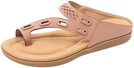 Sandálias de moda feminina 2023 Comfort Slip em chinelos de sandálias de praia casuais para mulheres escorregas planas com suporte de arco
