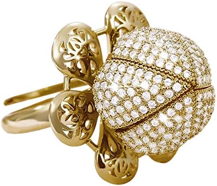 Anéis de casamento e noivado Senhoras Presente Ajustável Anel de Flor da Coroa da moda Anéis