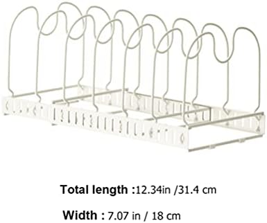 Toyvian Rutting Rack Organizer Pot tampa Organizador de panela e pan tampa de pan tampa