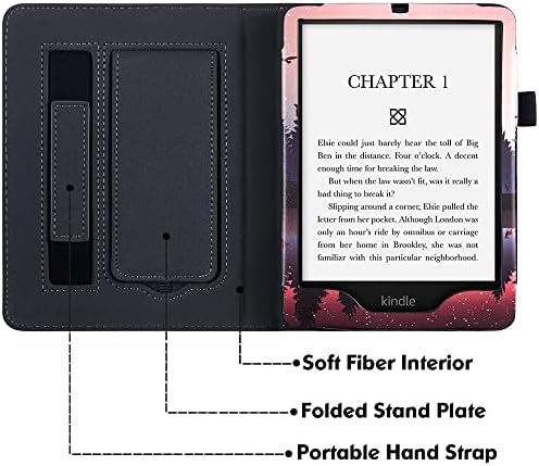 JNSHZ Kindle Paperwhite 2021 Signature Edition e Kindle Paperwhite Sleeve de 11ª geração com alça de suporte/mão e sono automático/despertar