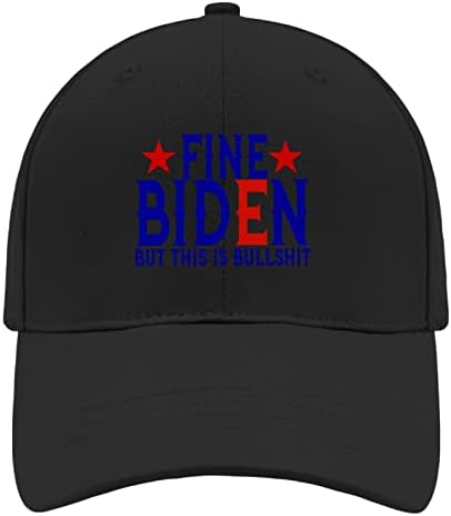 Chapéus de Jvan para menino Baseball Baseball Baseball Hat Boy, Hat Republican Fine Biden, mas este é o Bullshitt Dad Hats