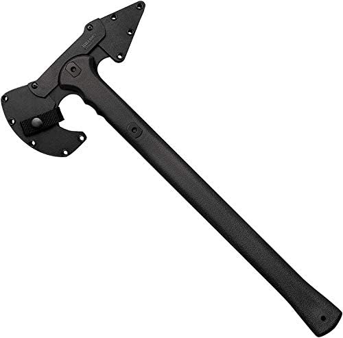 Droga de aço frio Hatchet de sobrevivência de Tomahawk forjado - Ótimo para camping, sobrevivência, ao ar livre e madeira de corte,