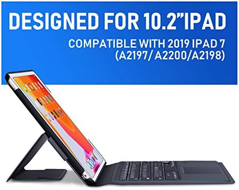 Função do touchpad da caixa do teclado para iPad 7th Generation / iPad Air 3rd Generation 10.5 2019 / iPad Pro 10.5 2017- Função do