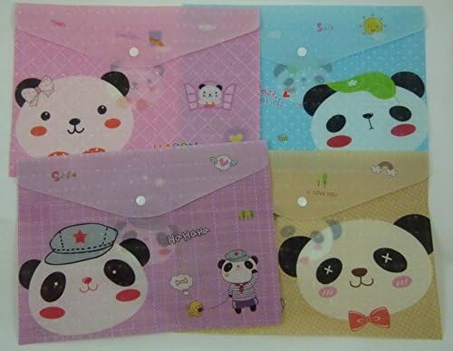 Happy Panda Press Stud Document Envelope Wallet