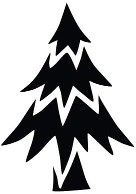 Oh estêncil de árvore de Natal por Studior12 | Funky Christmas Art - Modelo Mylar reutilizável | Pintura, giz, mídia mista | Use para artesanato, DIY Home Decor - STCL958