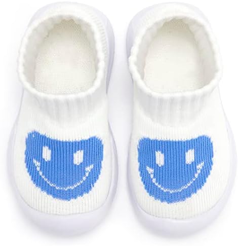 Morendl Baby Socks Sapatos Infantis Slipper não deslizam os treinadores de sapatos de caminhada para meninos meninos para crianças pequenas