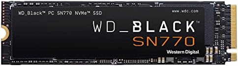 WD_BLACK 2TB SN770 NVME GAMING INTERNO SSD SOLID SUDENT DRIVE - GEN4 PCIE, M.2 2280, até 5.150 MB/S - WDS200T3X0E