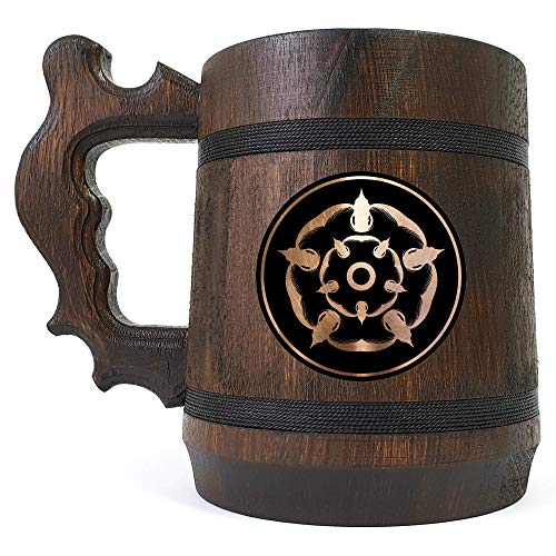 House Tyrell Wooden Cerverem, peguei presente, caneca de cerveja gravada, caneca artesanal