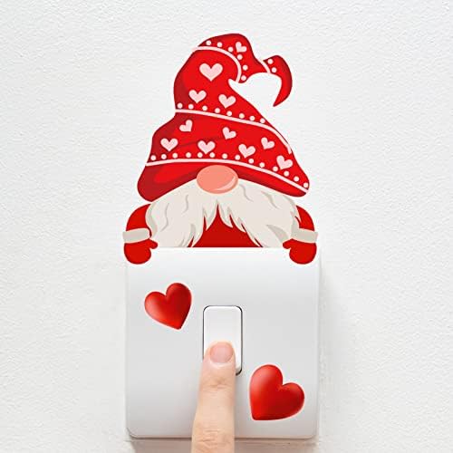 Decorações de natal adesivos de parede gnome love switches adesivo casa interior adesivos de parede muitos adesivos