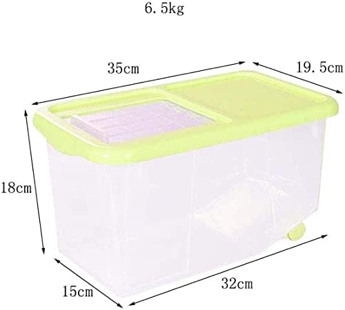 Acelente recipiente de contêiner de contêiner de contêiner de armazenamento de barril de arroz doméstico Caixa de arroz