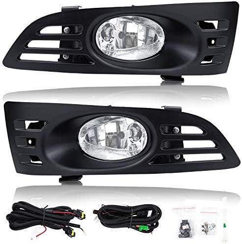 RP Notable Power, FL7053 FIT para 2003-05 Accord 2dr Clear Fog Light Kit