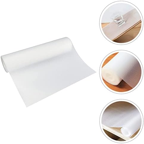 Bestonzon gaveta Liner 3 rolos de tapete transparente transparente tapetes de armário resistente a desgaste Design