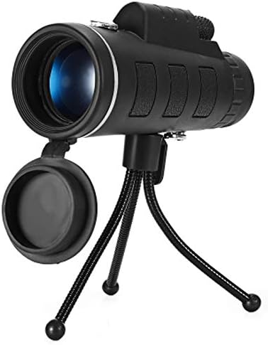 Telescópios Raxinbang 40x60 Telescópio Monocular HD Escopo Prism com Compass Phone Clip Tripé