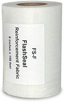 Tecido de reforço flashseal, 1 rolo 6 x 150 pés