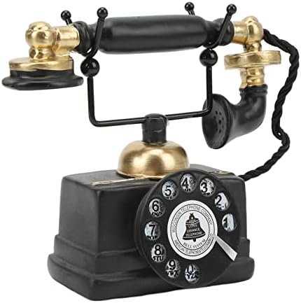Decoração do modelo de telefone Fecamos, modelo de telefone vintage simulado para a janela da loja para barra