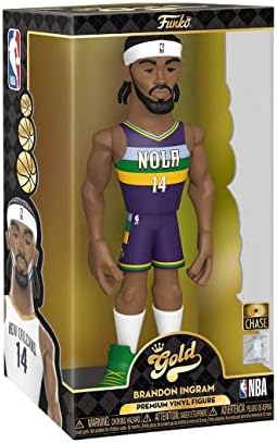 Funko Gold Vinyl: NBA - Brandon Ingram, New Orleans Pelicans, figura de vinil premium de 12 polegadas com perseguição