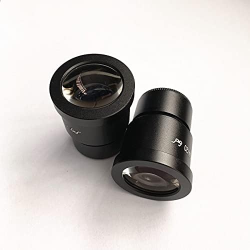 KXAKAX 2 PCS Campo largo Olhepiece WF10X 20mm Microscópio de olho amplo angular interface de montagem de 30 mm Compatível