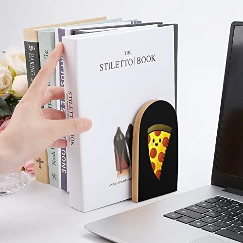 Livros fofos de pizza de madeira de madeira booken alceiros