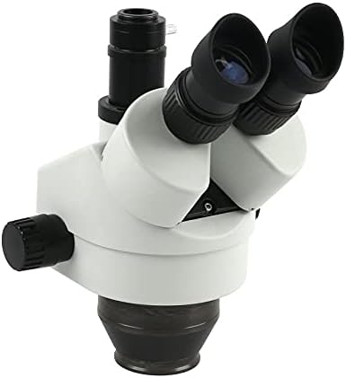 Mmllzel Industrial Trinocular Estéreo Microscópio Gréia do Zoom Contínuo 7x - 45x Para Reparação de PCB de telefone de