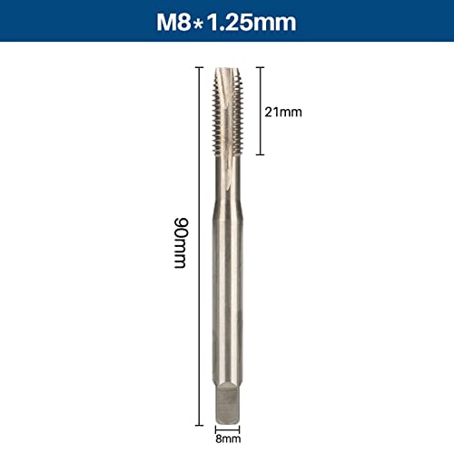 Din371 Máquina Toque com métrica de haste reforçada Tap M3/M4/M5/M6/M8/M10/M12/M14 parafuso Torneira Torneira Torneira