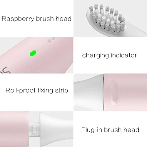 NC Limpador de dentes de dentes de dentes ultrassônicos Limpador de dentes elétrico Charagem sem fio USB Automática escova de dentes