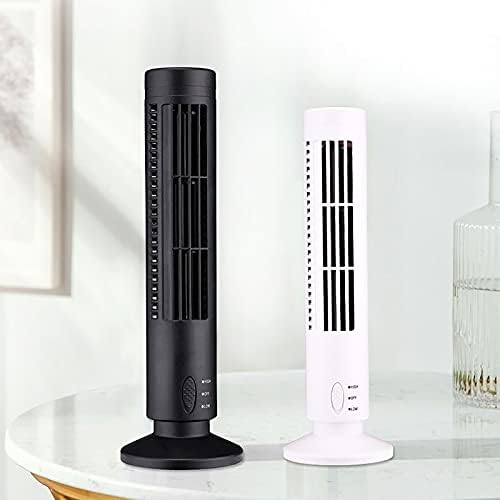 Morsec mini ar condicionado, USB Tower Fan Fan Tower Tower Electric Fan Electric Mini ar condicionado vertical, fã pessoal do refrigerador de ar para quarto de quarto mesa de escritório