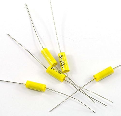 Cary 10pcs amarelo de chumbo de chumbo longo capacitor de poliéster 0.01uf 630v FR AMPES de tubo