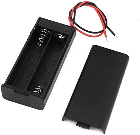 X-Dree On/Off Switch Black 2 x 1,5V AAA Batteries Solder Caixa Caixa de Armazenamento (Interruptor de Encendido/Apaagado Negro 2 x