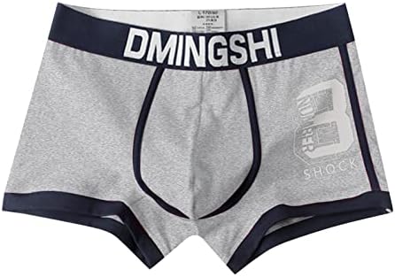 Mens boxer shorts masculinos boxadores de roupas masculinas Briefes suaves de algodão confortável Visco de roupas íntimas