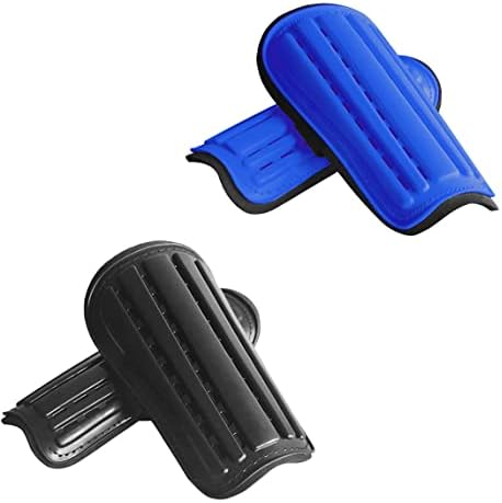 2 pares canela de futebol para adultos e jovens, 4mm engross e Eva Soccer Shin Guards Equipamento de futebol de equipamento