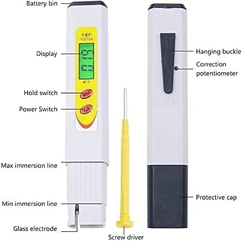 Yuesfz Tipo de caneta preciso Medidor redox portátil ORP Testador instantâneo Testador de qualidade da água digital