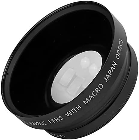 Vifemify 72mm 0,43x Macro de grande angular lente para lente da câmera com diâmetro de filtro de 72 mm com acessórios para câmera
