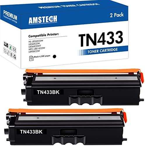 TN433BK TN-433BK TONER PARA IMPRESSOR IMPRESSORAÇÃO SUBSTITUIÇÃO COMPATÍVEL DE IMPRESSÃO PARA IRMÃO TN433 TN-433 TN 433 PARA BROTH