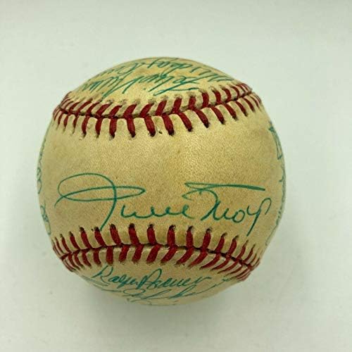 Willie Mays New York Mets Legends Day assinado com o Baseball JSA COA - Bolalls autografados